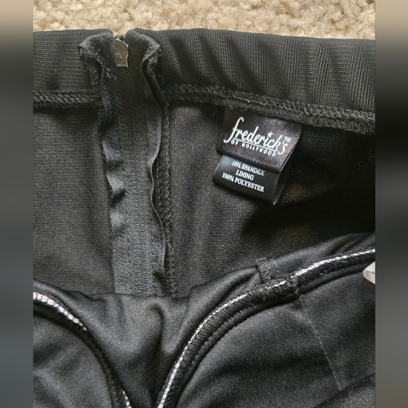 NWOT Frederick's of Hollywood Black Strapless Embellished Mini Dress Size 7/8 - Picture 3 of 10